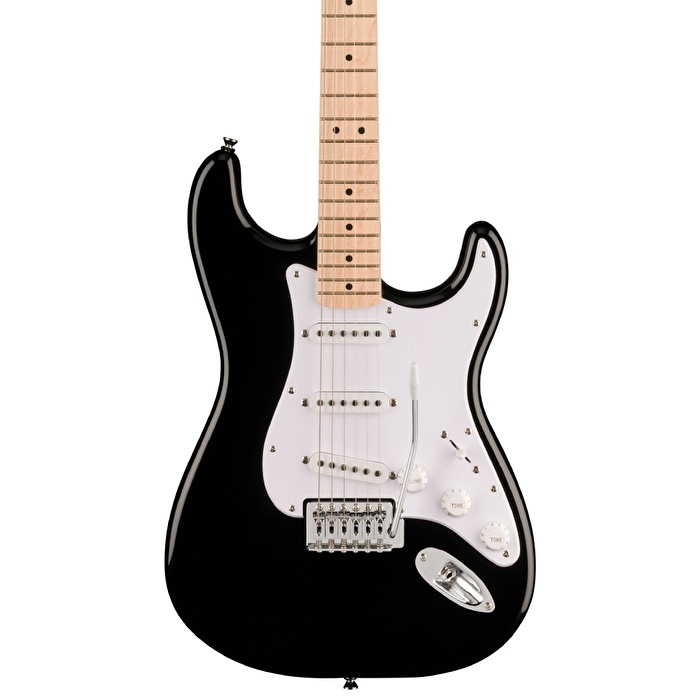 Squier Sonic Stratocaster Akçaağaç Klavye WPG Black Elektro Gitar