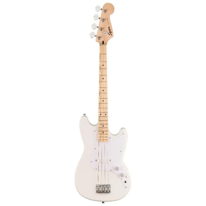 Squier Sonic Bronco Bass Akçaağaç Klavye WPG Arctic White Bas Gitar