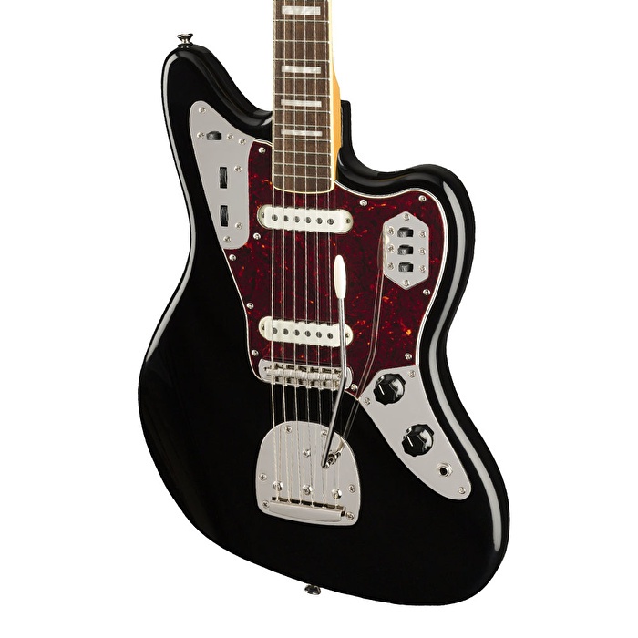 Squier Classic Vibe 70s Jaguar Laurel Klavye Black Elektro Gitar