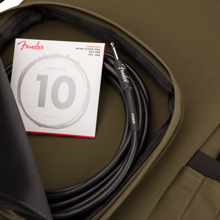 Fender Troubadour Olive Elektro Gitar Gig Bag