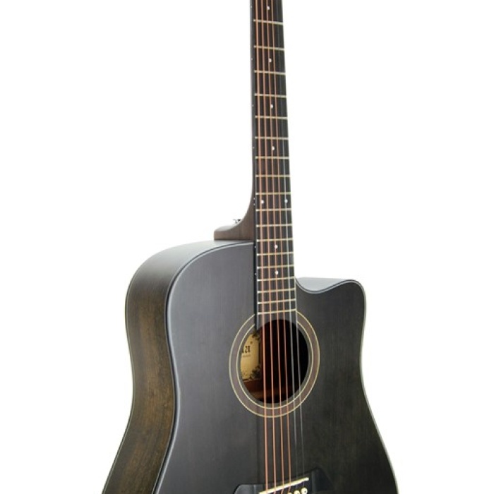 Segovia SGA486C Akustik Gitar (Ladin Kapak) | Parlak ve Net Tını, Cutaway Kasa Tasarımı, Üstün Rezonans