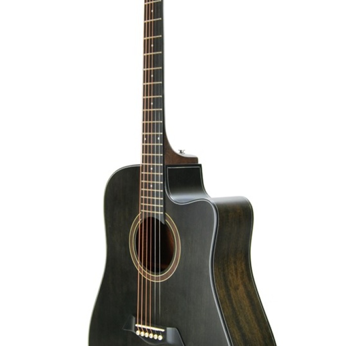 Segovia SGA486C Akustik Gitar (Ladin Kapak) | Parlak ve Net Tını, Cutaway Kasa Tasarımı, Üstün Rezonans