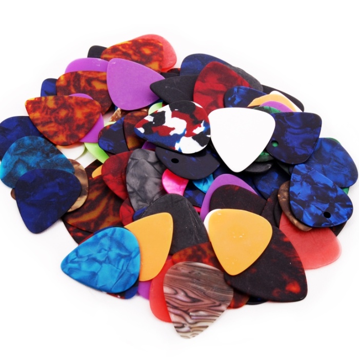 Xenon GAPK100 Gitar Penası (100lü Paket) | Karışık Renk ve Kalınlık, Kaymaz Yüzey, Ekonomik Fırsat Paketi