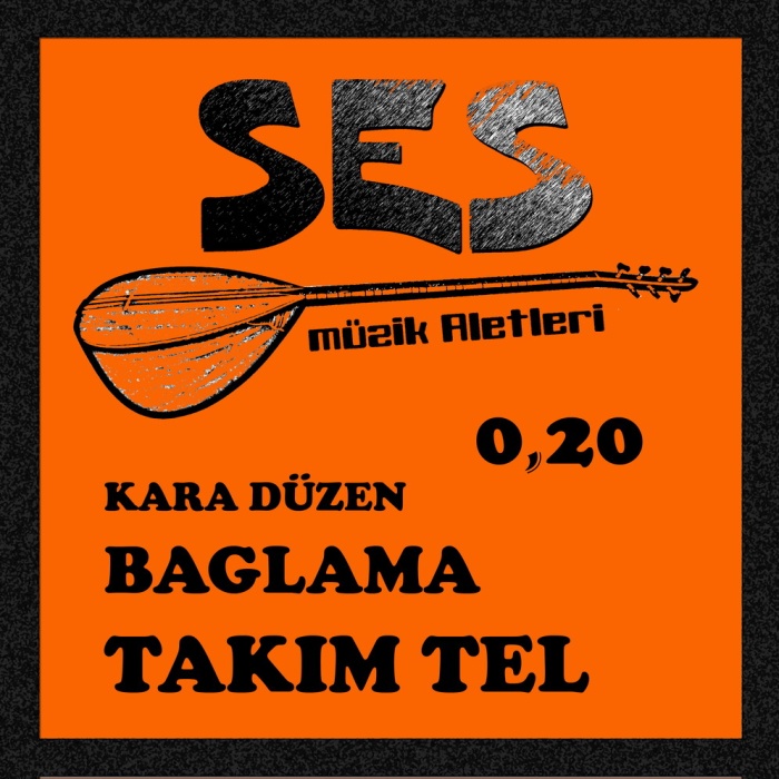 Uzun Sap Bağlama Teli Takımı 0.20 (BAT020) | Standart Kalınlık, Dengeli Ses, Kararlı Akort