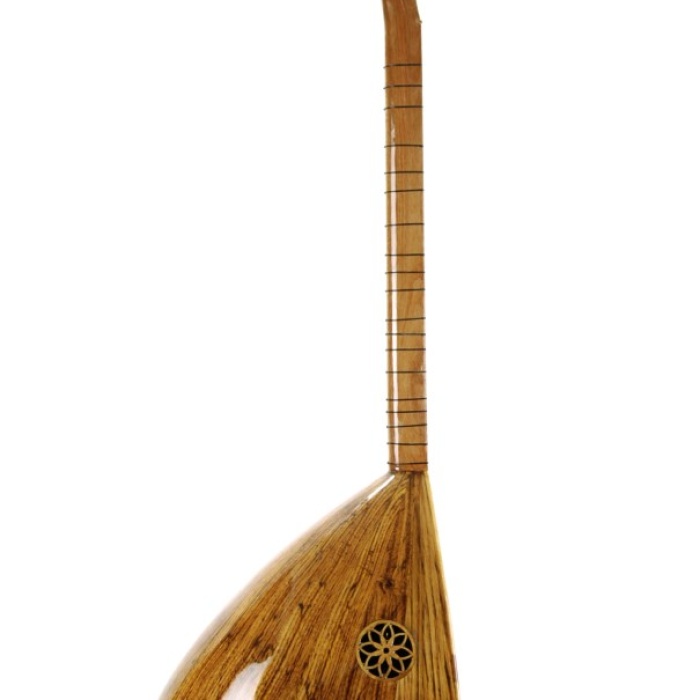 Kısa Sap Öğrenci Bağlaması (BYMOK) | Yaprak Dut/Maun Tekne, Parlak Cila, Eğitim İçin Uygun