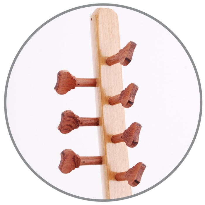 Bağlama Burgu Takımı 7li (BAB7G) | Gül Ağacı, Konik Yapı, Akort Kaçırmayan Tasarım