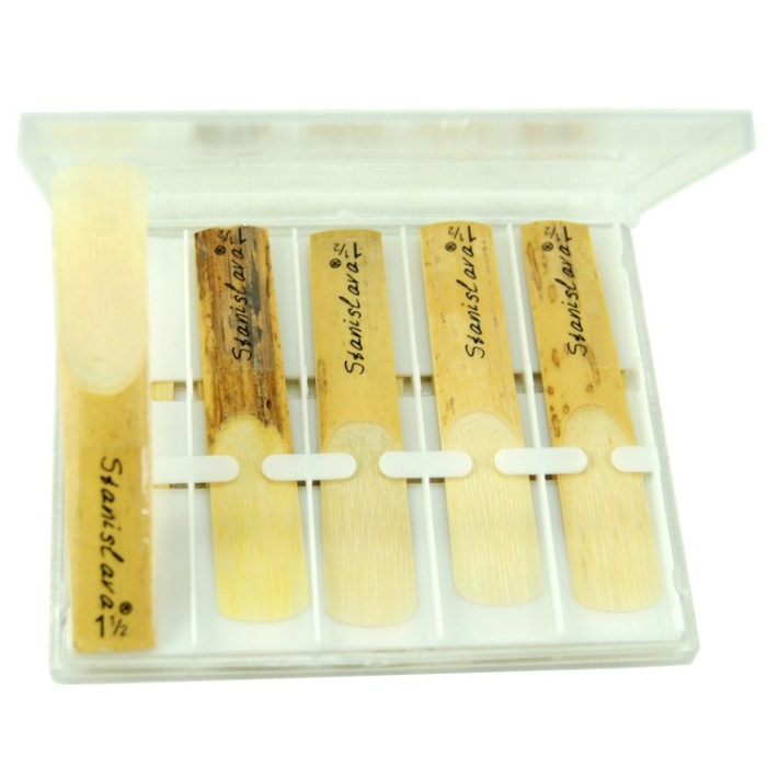 Stanislava CLR15 Standart Klarnet Kamışı No: 1.5 (Başlangıç/Eğitim) - Tekli Paket | Çok Yumuşak Direnç, Hızlı Ses Tepkisi ve Öğrenci Dostu Yapı