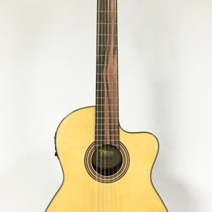 Valencia VC564CE Elektro Klasik Gitar Cutaway (Naturel) | Kesik Kasa - Ekolayzırlı - Parlak Cila
