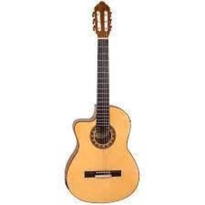 Valencia VC304CEL Elektro Klasik Gitar Solak (Cutaway) | Solaklar İçin - Ekolayzırlı - Kesik Kasa