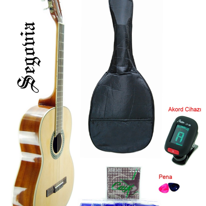 Segovia SGC200 Klasik Gitar (Naturel) | Geleneksel İspanyol Tarzı, Net Ses Ayrımı, Kaliteli İşçilik