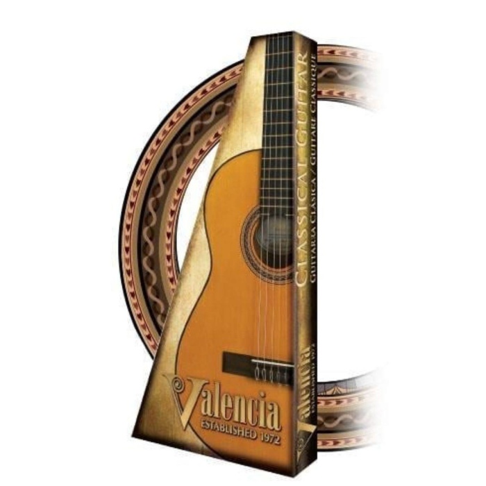 Valencia VC104TCE Elektro Klasik Gitar Cutaway (Naturel) | Kesik Kasa - Ekolayzırlı - Sap Çelikli