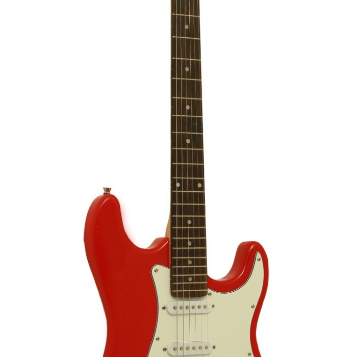 Xenon XNE3RDSET Elektro Gitar Başlangıç Seti (Kırmızı) | Eğitim İçin İdeal Paket, 10 Watt Amfi, Pena ve Askı Hediyeli