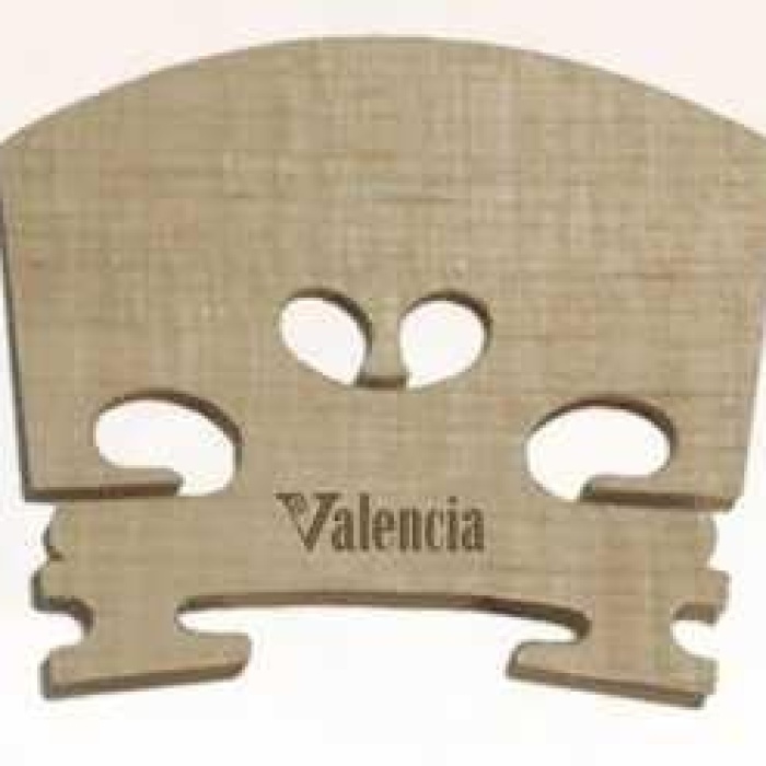 Valencia VBR10044 Keman Eşiği (Bridge) 4/4 | İşlenmemiş Akçaağaç - Standart Uyum - Net İletim