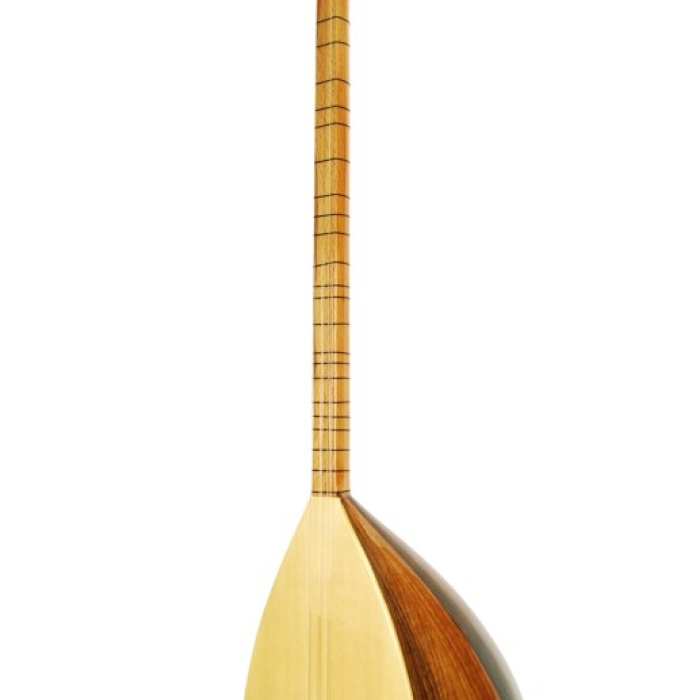 Uzun Sap Öğrenci Bağlaması (BYOCU) | Dut/Maun Tekne, Parlak Cila, İdeal Sap Kalınlığı