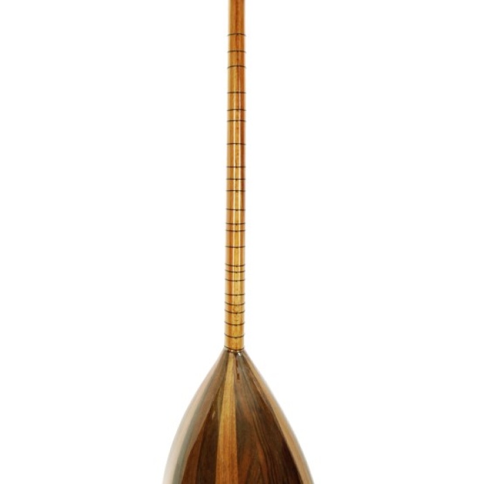 Uzun Sap Öğrenci Bağlaması (BYOCU) | Dut/Maun Tekne, Parlak Cila, İdeal Sap Kalınlığı