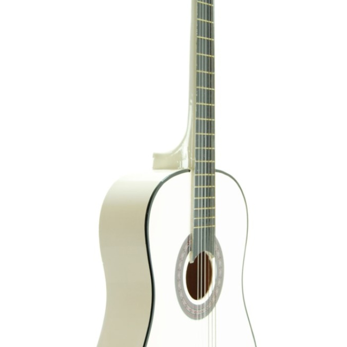 Sesenta SSC50WH Klasik Gitar (Beyaz) | Şık Beyaz Tasarım, Dengeli Ses Yapısı, Öğrenci Dostu Klavye