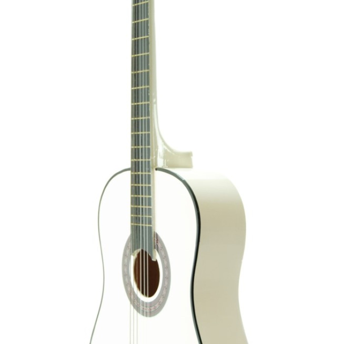 Sesenta SSC50WH Klasik Gitar (Beyaz) | Şık Beyaz Tasarım, Dengeli Ses Yapısı, Öğrenci Dostu Klavye