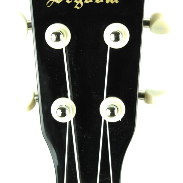 Segovia SGUK21BK Soprano Ukulele (Siyah) | Kompakt ve Hafif, Neşeli ve Parlak Ses, Taşıma Çantası Dahil