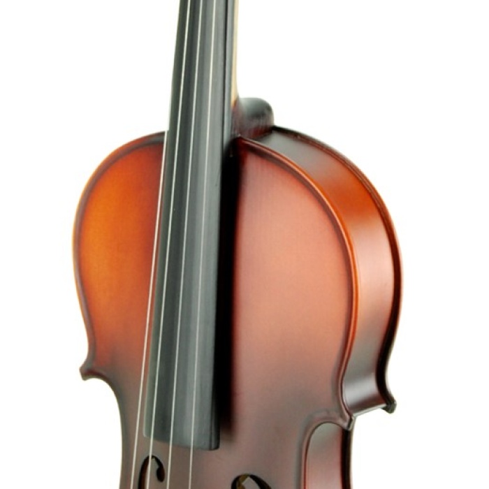 Stanislava STVM44BR Keman (4/4 Boy - Mat Cila) | Doğal Ahşap Dokusu, Parlamayan Yüzey, Sıcak ve Derin Tını