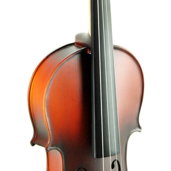 Stanislava STVM44BR Keman (4/4 Boy - Mat Cila) | Doğal Ahşap Dokusu, Parlamayan Yüzey, Sıcak ve Derin Tını