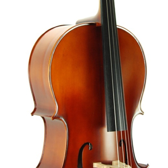 Stanislava STC44BR Çello (4/4 Boy) | Lamine Ladin Kapak, Güçlü Bas Karakteri, Dayanıklı Taşıma Kılıfı Dahil