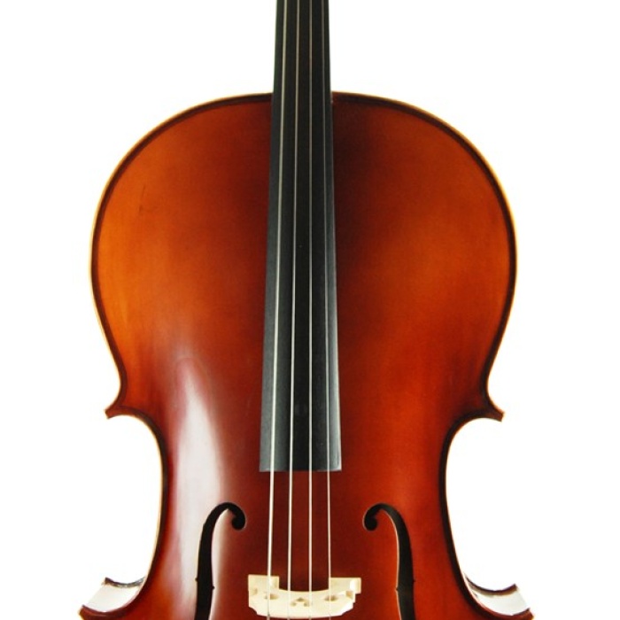 Stanislava STC44BR Çello (4/4 Boy) | Lamine Ladin Kapak, Güçlü Bas Karakteri, Dayanıklı Taşıma Kılıfı Dahil