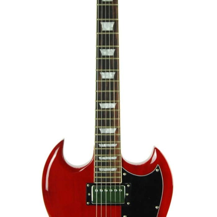 Xenon XESG240R Elektro Gitar (SG Kasa - Kırmızı) | Çift Humbucker, Agresif Rock Tonları, İkonik Tasarım