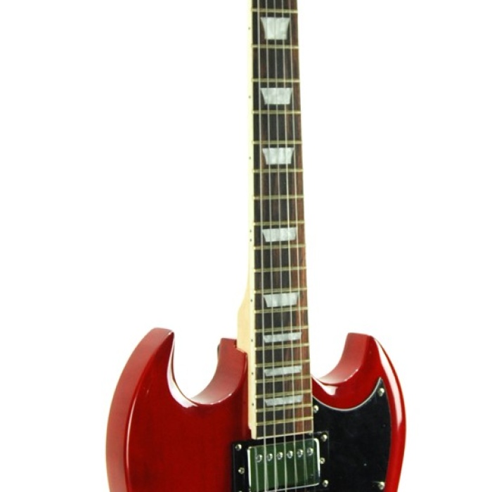 Xenon XESG240R Elektro Gitar (SG Kasa - Kırmızı) | Çift Humbucker, Agresif Rock Tonları, İkonik Tasarım