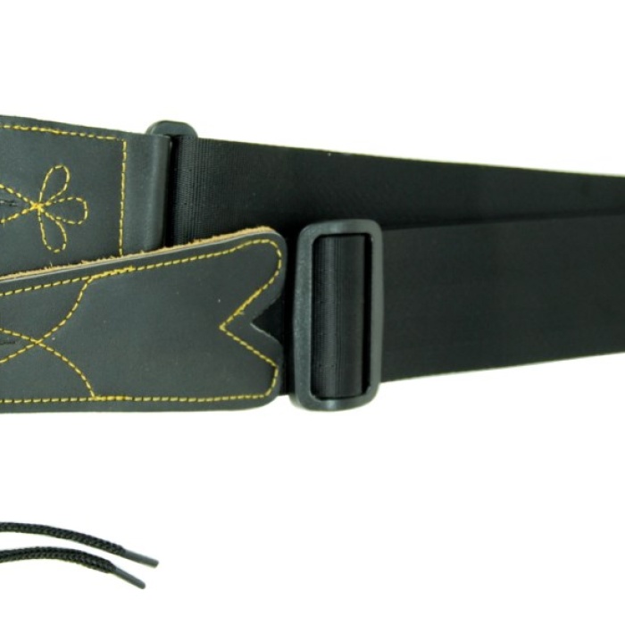 Xenon SCP102S Gitar Askısı (Naylon - Siyah) | Ayarlanabilir Uzunluk, Dayanıklı Uçlar, Her Gitara Uygun