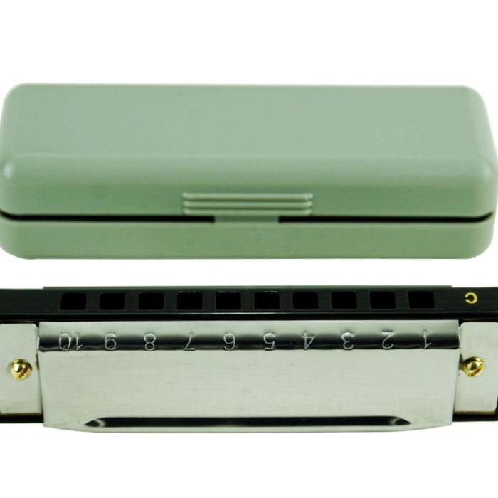 Sesenta SSHM10 Metal Mızıka (10 Delikli) | Blues ve Folk Tınısı, Diatonik Sistem, Başlangıç İçin Uygun