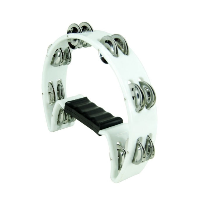 Xenon XNTW16WH Zilli Tef (Beyaz) | Çift Sıra Zil, Ergonomik Tutuş, Canlı ve Parlak Ses