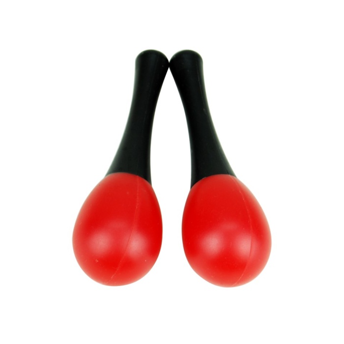 Xenon XNM24RD Marakas (Kırmızı - Büyük) | Geleneksel Latin Sesi, Sağlam Plastik, Net Ritim Duyumu