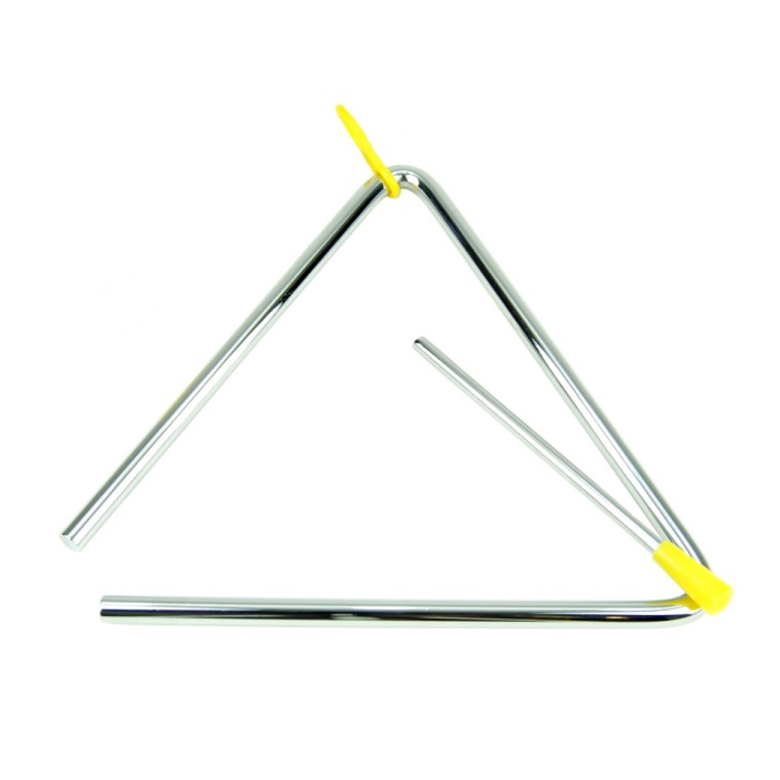 Xenon XNUZ7 Üçgen Zil (7 İnç) | Çelik Alaşım, Tokmak Dahil, Parlak ve Uzun Tını