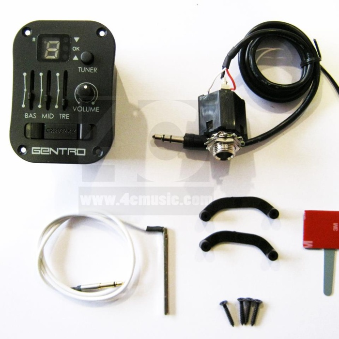 Gentro S3T Saz Eşikaltı Ekolayzer (3 Band - Tunerli)