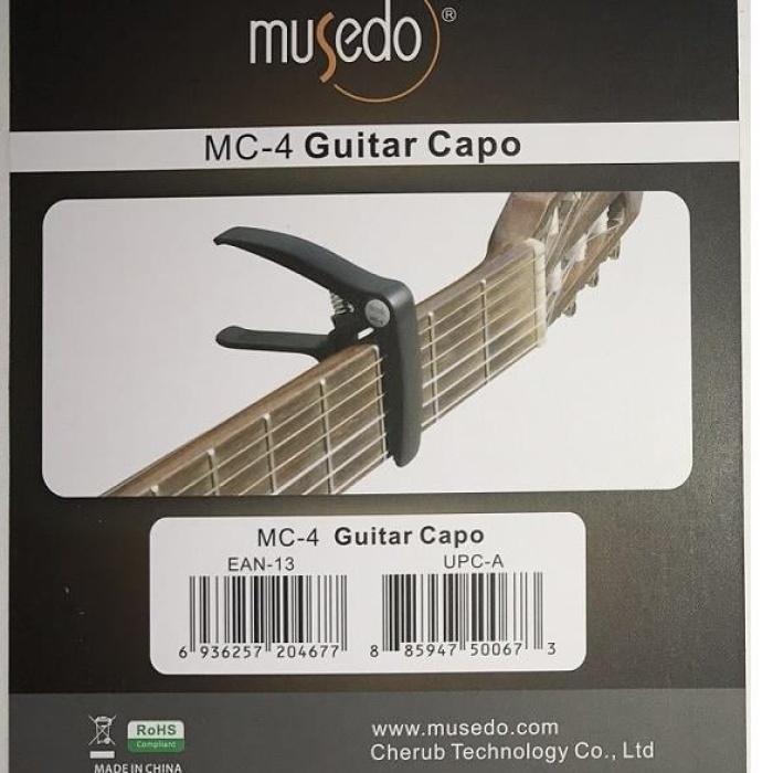 Musedo MC4BK Gitar Kaposu | Klasik Gitar İçin - Siyah