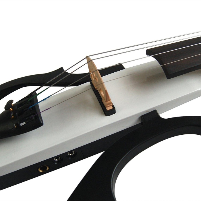 Kinglos KNG SDDS-1802 Elektro Keman (4/4 - Beyaz - Kutulu)