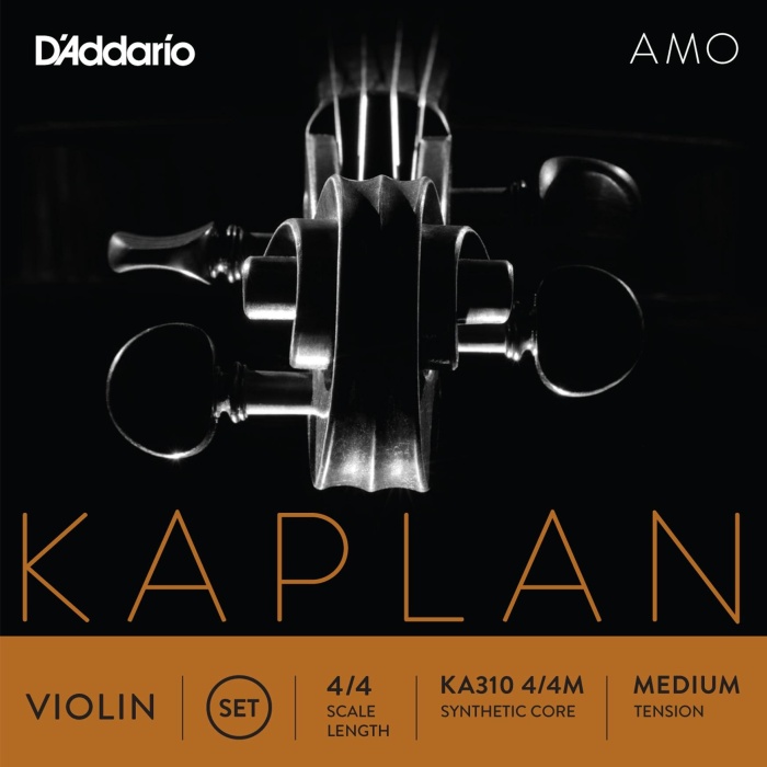 Daddario KA310 4/4M Keman Tel Seti | Kaplan Amo, Medium, 4/4