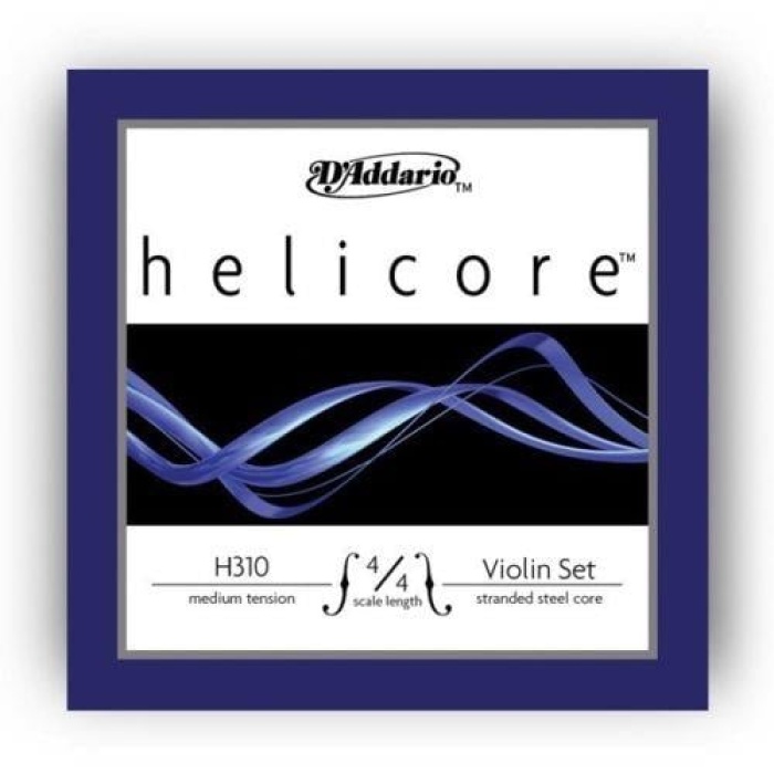 DAddario H310 Helicore Serisi Keman Tel Seti (4/4 Ölçek - Medium Tension - Çelik Özlü)