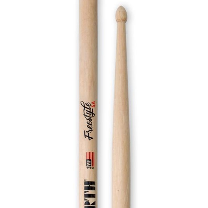 Vic Firth FS5A American Concept Freestyle 5A Baget | Ekstra Uzun Sap - Geniş Tutuş Alanı - Çok Yönlü