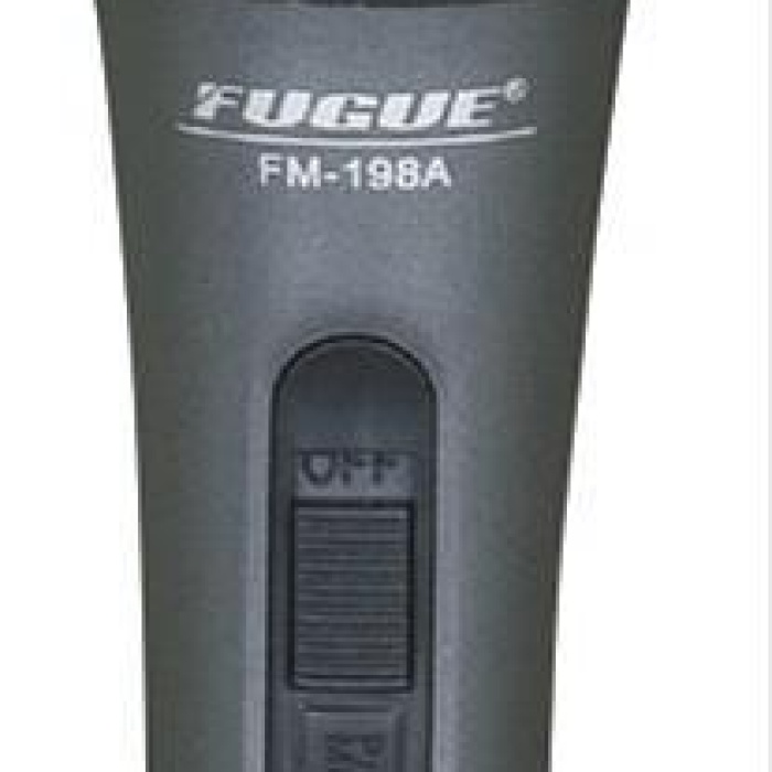 Fugue FM-198A Dinamik Mikrofon (Siyah Başlıklı - Kablolu - Tek Yönlü)