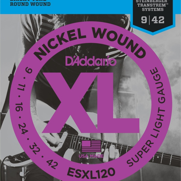 DAddario ESXL120 XL Nickel Serisi Elektro Gitar Tel Seti (Super Light - 09-42)