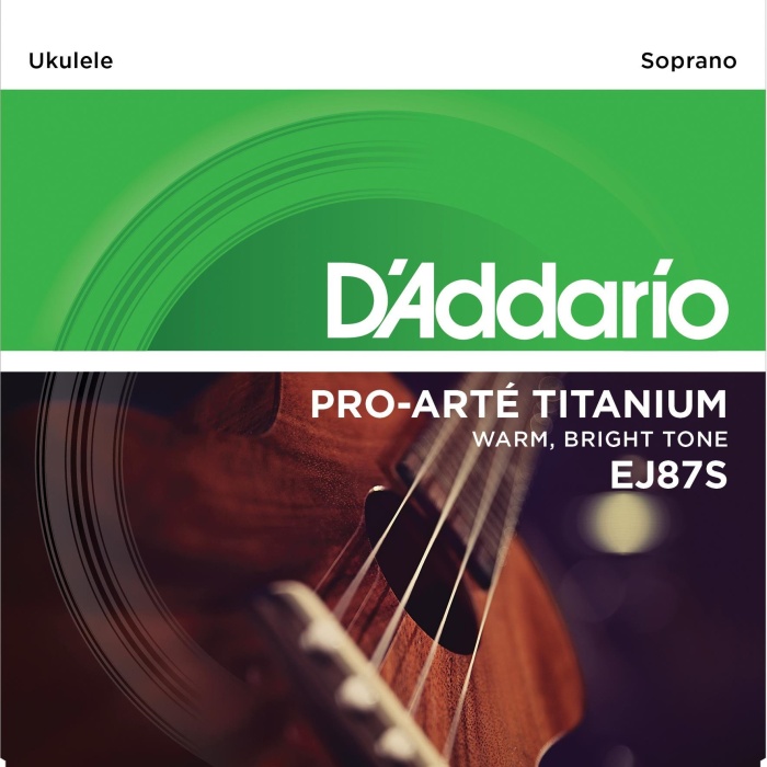 DAddario EJ87S EJ Serisi Ukulele Tel Seti (Soprano - Titanyum)