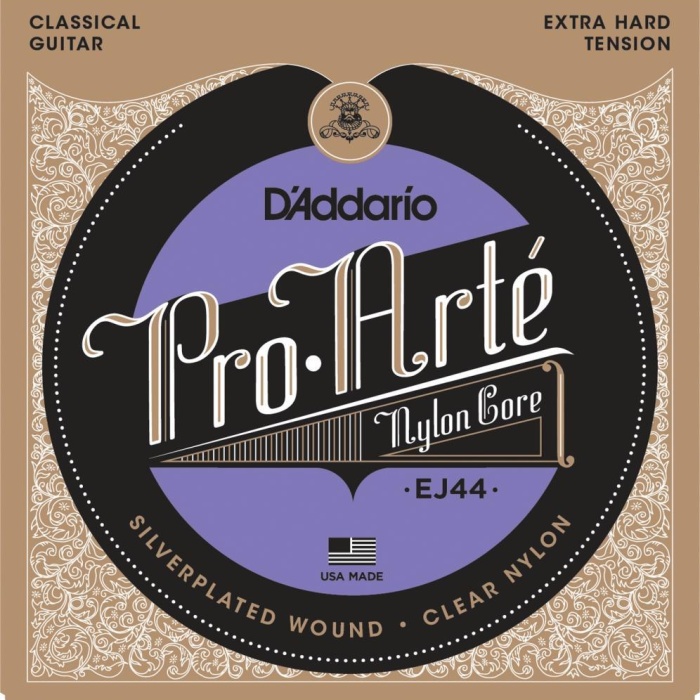 DAddario EJ44 Classics Serisi Klasik Gitar Tel Seti (Hard Tension - Gümüş Sarım)