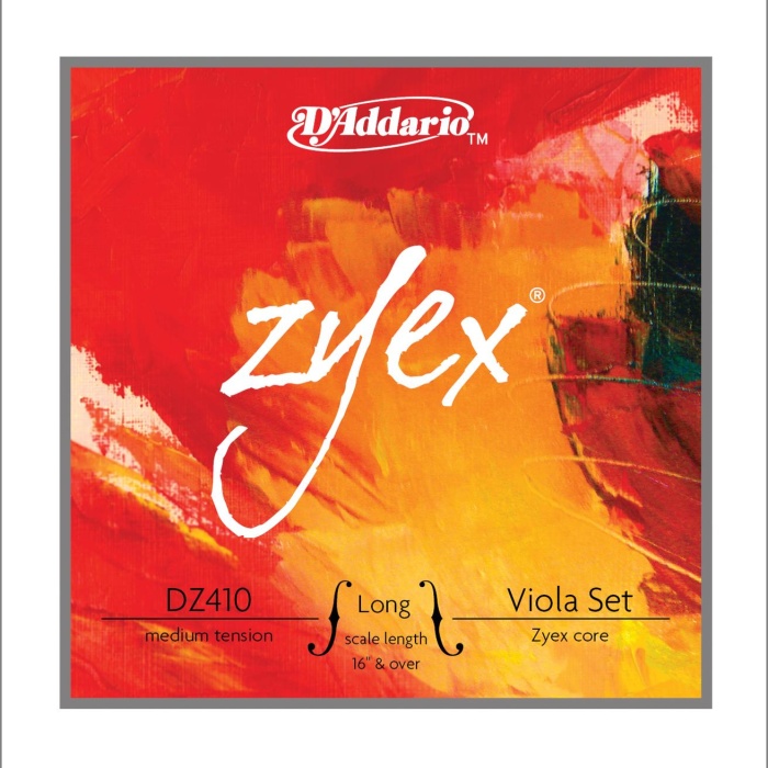 DAddario DZ410LM Zyex Serisi Viyola Tel Seti (Long Scale - Medium Tension)