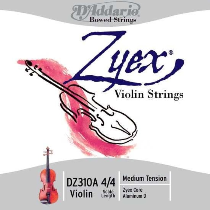 DAddario DZ310A Zyex Serisi Keman Tel Seti (4/4 Ölçek - Medium Tension)