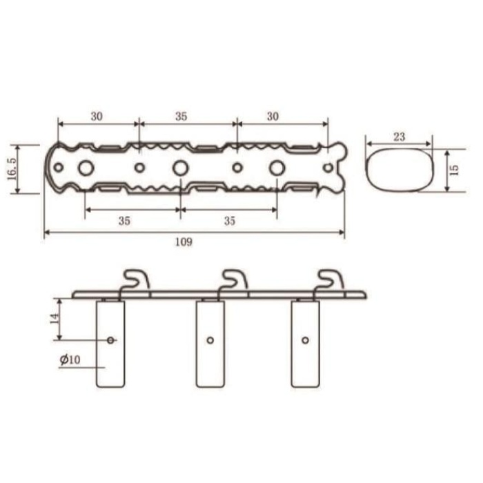 Valencia CMH0150CR Klasik Gitar Burgusu (Krom) | 3 Sağ 3 Sol - Standart Uyum - Dayanıklı