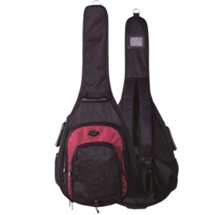 Valencia CGB1680 Klasik Gitar Kılıfı (Lüks) | 600D Kumaş - Kalın Ped - Renkli Detaylar