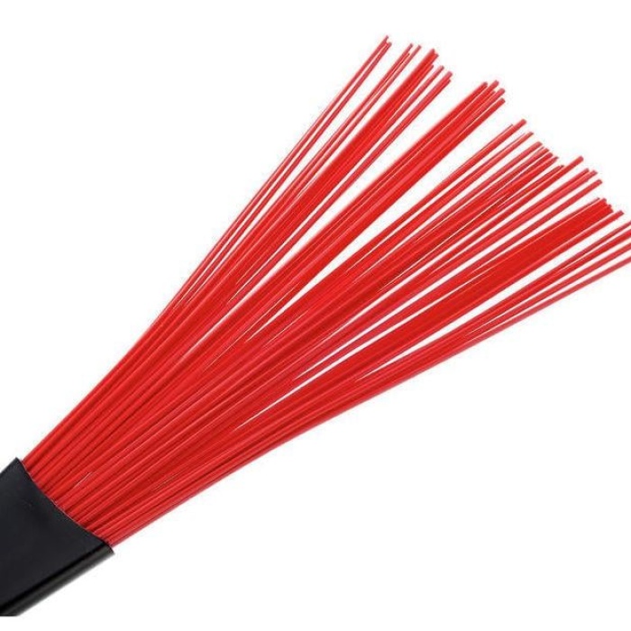 Vic Firth BJR Jazz Rake Fırça (Plastik) | İnce Plastik Teller - Yumuşak Caz - Esnek