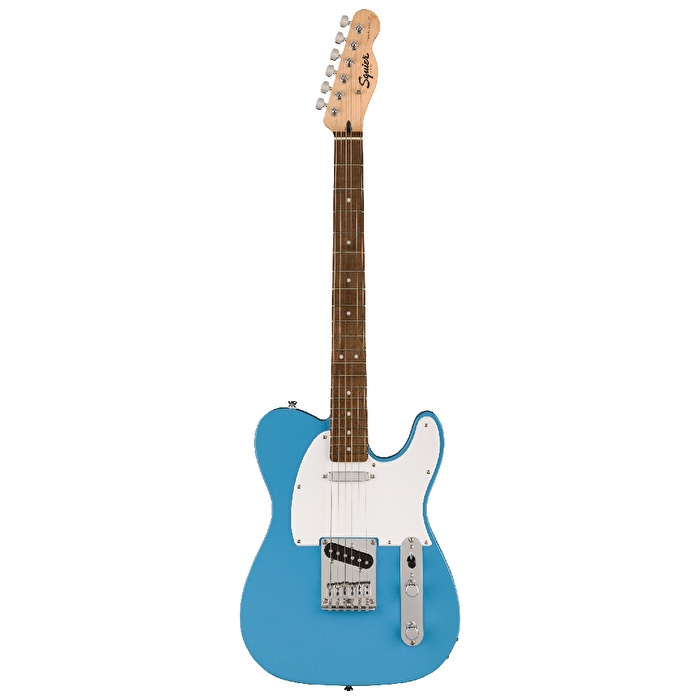 Squier 0373450526 Sonic Telecaster Elektro Gitar (California Blue) | Mavi Renk Laurel Klavye ve Beyaz Pickguard