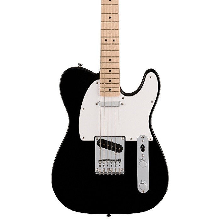 Squier 0373452506 Sonic Telecaster Elektro Gitar (Siyah) | Akçaağaç Klavye Beyaz Pickguard ve Modern Telecaster
